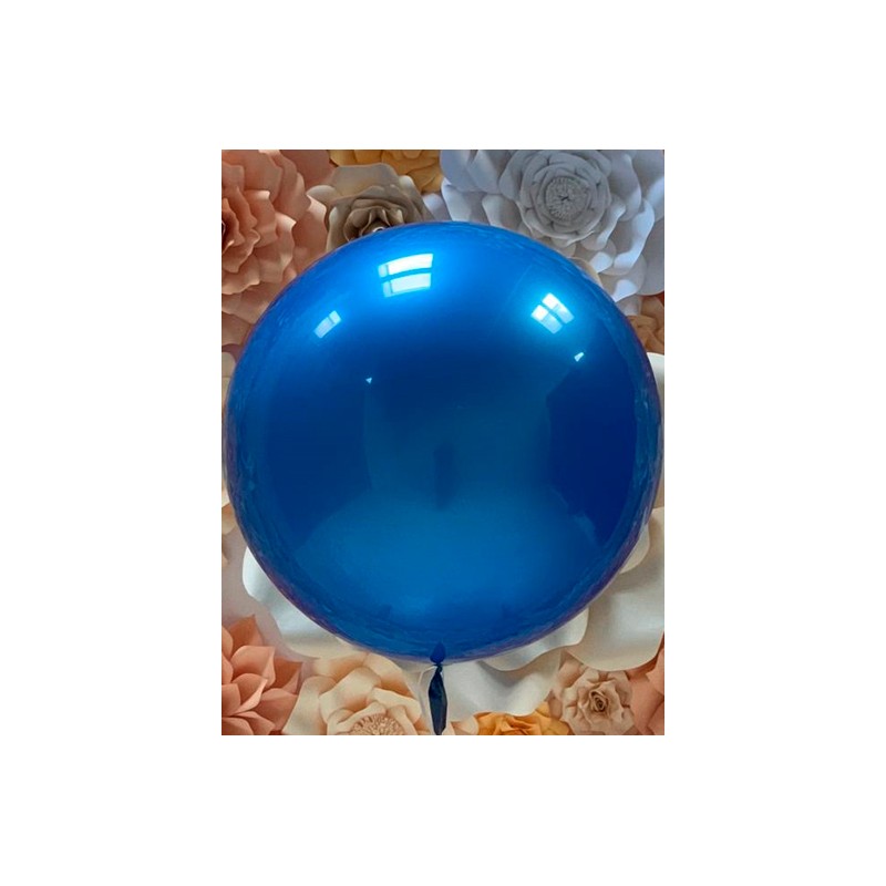 Ramo de globos burbuja Bautizo azul