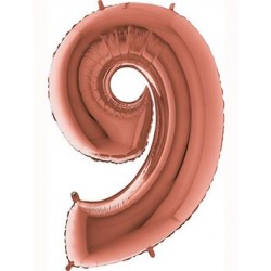 NUMERO  9 ORO ROSA 86 cm - 34"