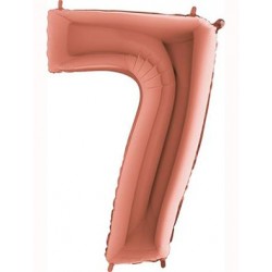 NUMERO  7 ORO ROSA 83 cm - 34"