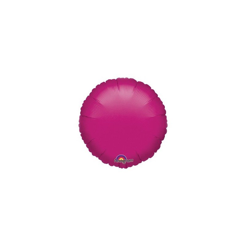 GLOBO CIRCULO METALIZADO ROSA METÁLICO  43 CM. ANAGRAM