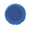 GLOBO FOIL CIRCULO AZUL ROYAL 45CM/18". UNIQUE