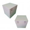 CAJA BLANCA PARA TARTA AJUSTABLE 4 ALTURAS 25X25X20/22/26,5/30,5CM.
