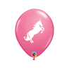 GLOBO CON HELIO LÁTEX UNICORNIO ROSA . UNID