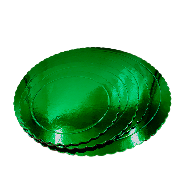 BASE FINA REDONDA 3 MM VERDE - 30 CM