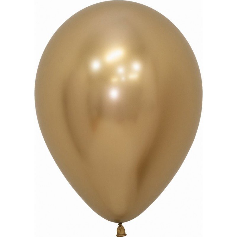 GLOBO HELIO LÁTEX REFLEX ORO