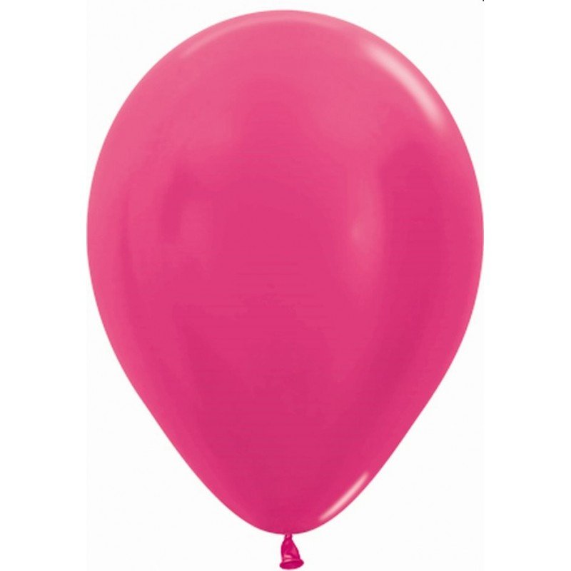 GLOBO HELIO FUCSIA METAL