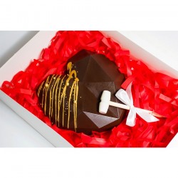 CORAZON DE CHOCOLATE DE COLOR