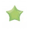 GLOBO FOIL ESTRELLA VERDE LIMA   50CM/20" UNIQUE