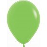 GLOBO HELIO FASHION VERDE BRILLANTE 30 CM.  UNIDAD