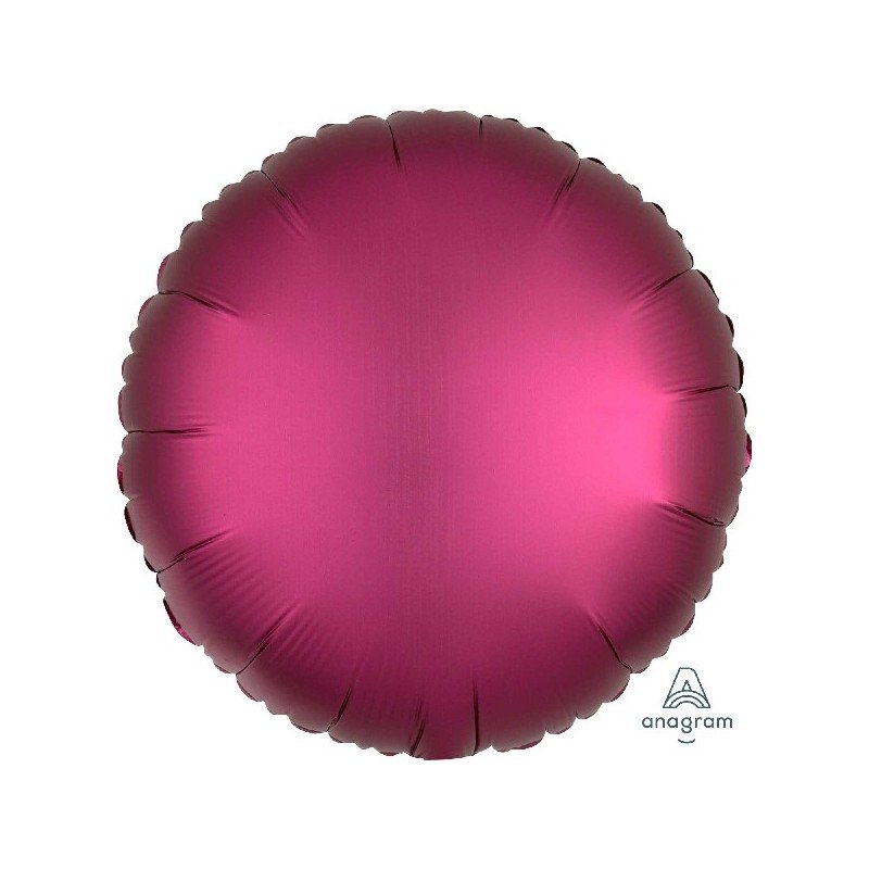 GLOBO METALIZADO CÍRCULO ROSA PROFUNDO 43 CM. ANAGRAM