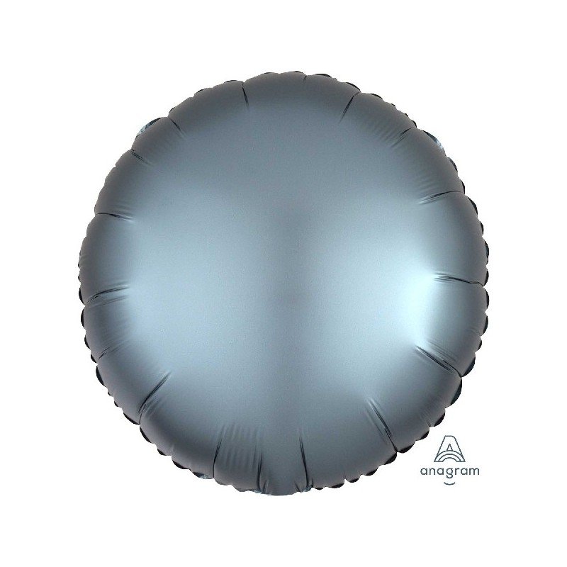 GLOBO CIRCULO METAL AZULADO 43 CM. ANAGRAM