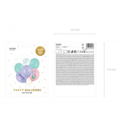 GLOBOS SEA WORLD 30 CM. MEZCLA