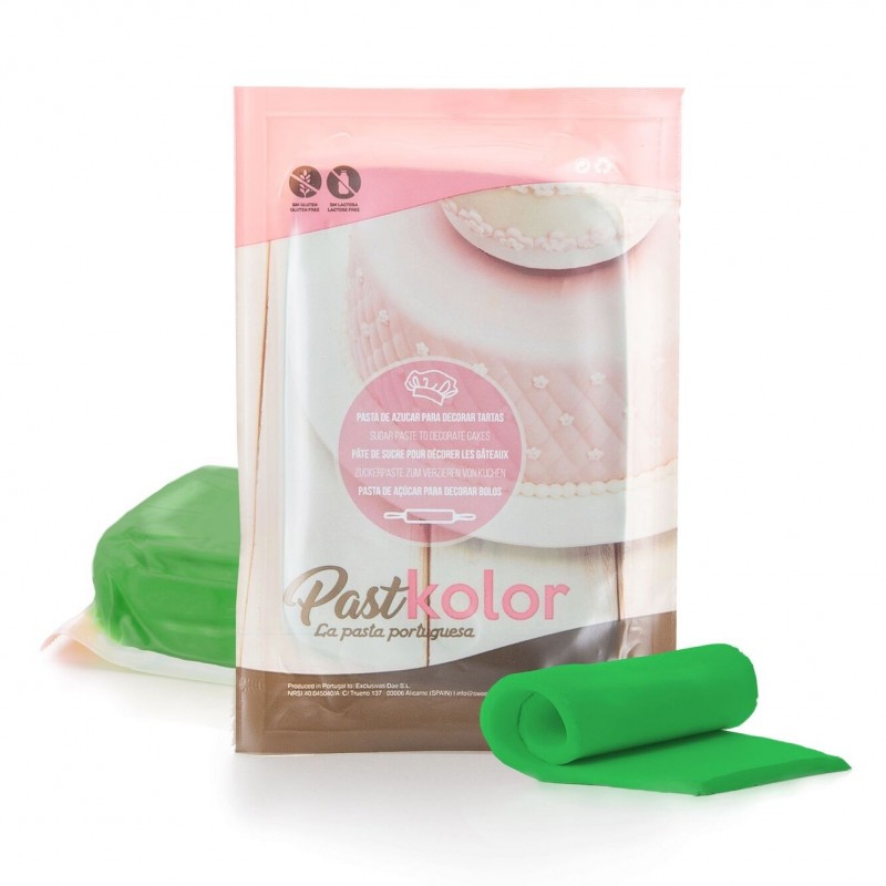 FONDANT VERDE 500 GR. PASTKOLOR