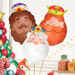 RAMO DE GLOBOS REYES MAGOS HELIO