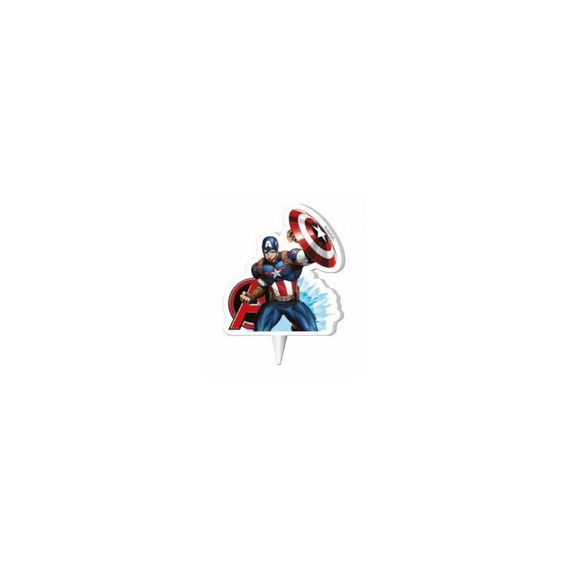 VELA PERSONAJES - CAPITÁN AMÉRICA 8 CM