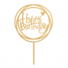 CAKE TOPPER DEKORA - HAPPY BIRTHDAY