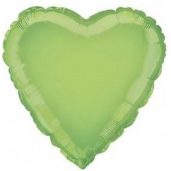 GLOBO CORAZÓN VERDE LIMA 45 CM. UNIQUE