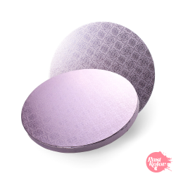 BASE REDONDA LILA 25 CM X 12 MM.