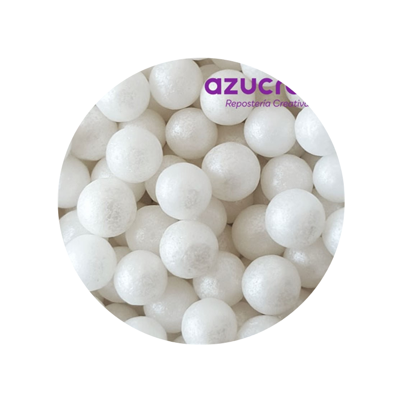 PERLAS DE AZUCAR BLANCAS 7 MM - 90 GR. SIN E171