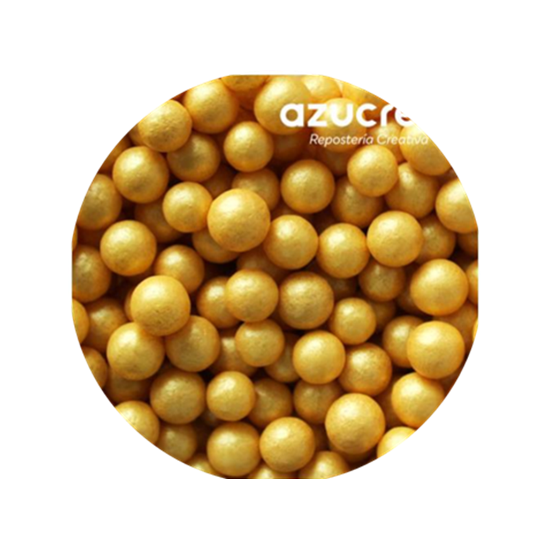 PERLAS AZÚCAR ORO 7 MM. 90 GRAMOS