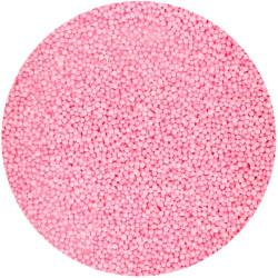 PERLAS DE AZUCAR (NONPAREILS) ROSA BOTE 80 GRAMOS. FUNCAKES