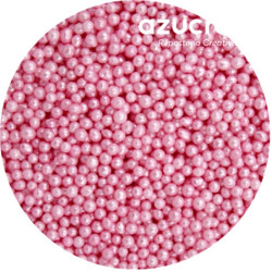 NONPAREILS ROSA PERLADO BOTE 90 GRAMOS.