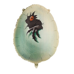 GLOBO  CON HELIO JURASSIC WORLD HUEVO 48 X 64 CM