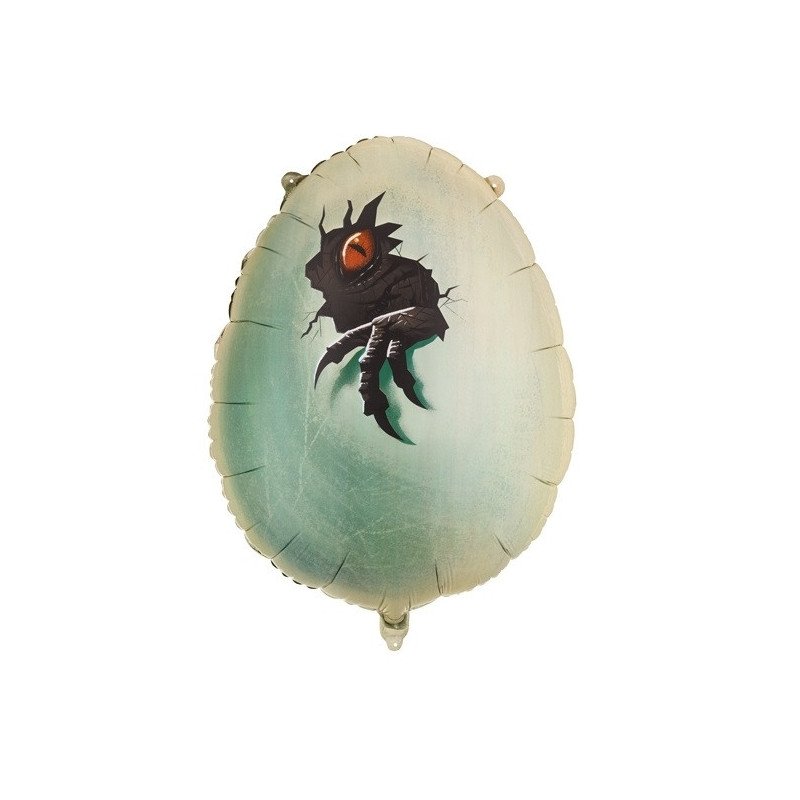 GLOBO  CON HELIO JURASSIC WORLD HUEVO 48 X 64 CM