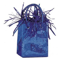 PESO GLOBO MINI BOLSA DE REGALO AZUL REAL
